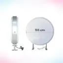 LETRERO LUMINOSO CIRCULAR DE 50 CM PERSONALIZADO.